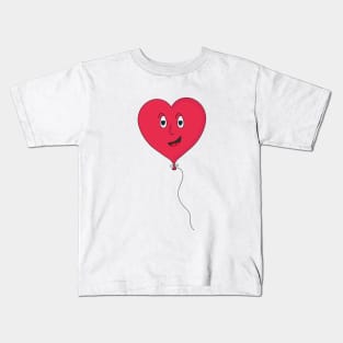 Smiling Heart Balloon Kids T-Shirt